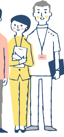Illustration of medical staff